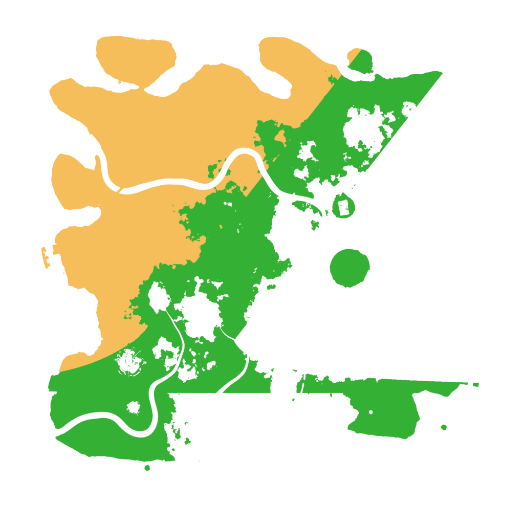 Biome Rust Map: Procedural Map, Size: 3750, Seed: 444777