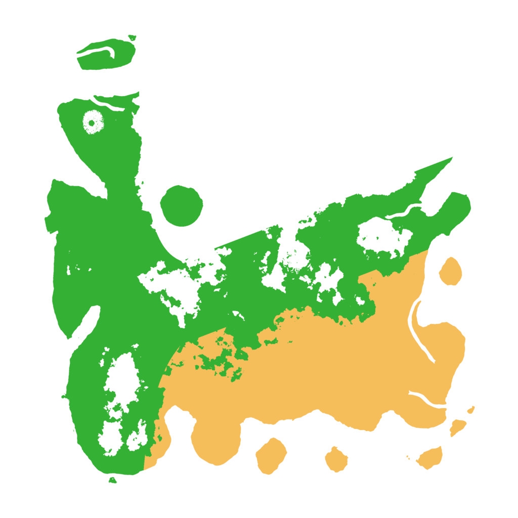 Biome Rust Map: Procedural Map, Size: 3500, Seed: 883872522