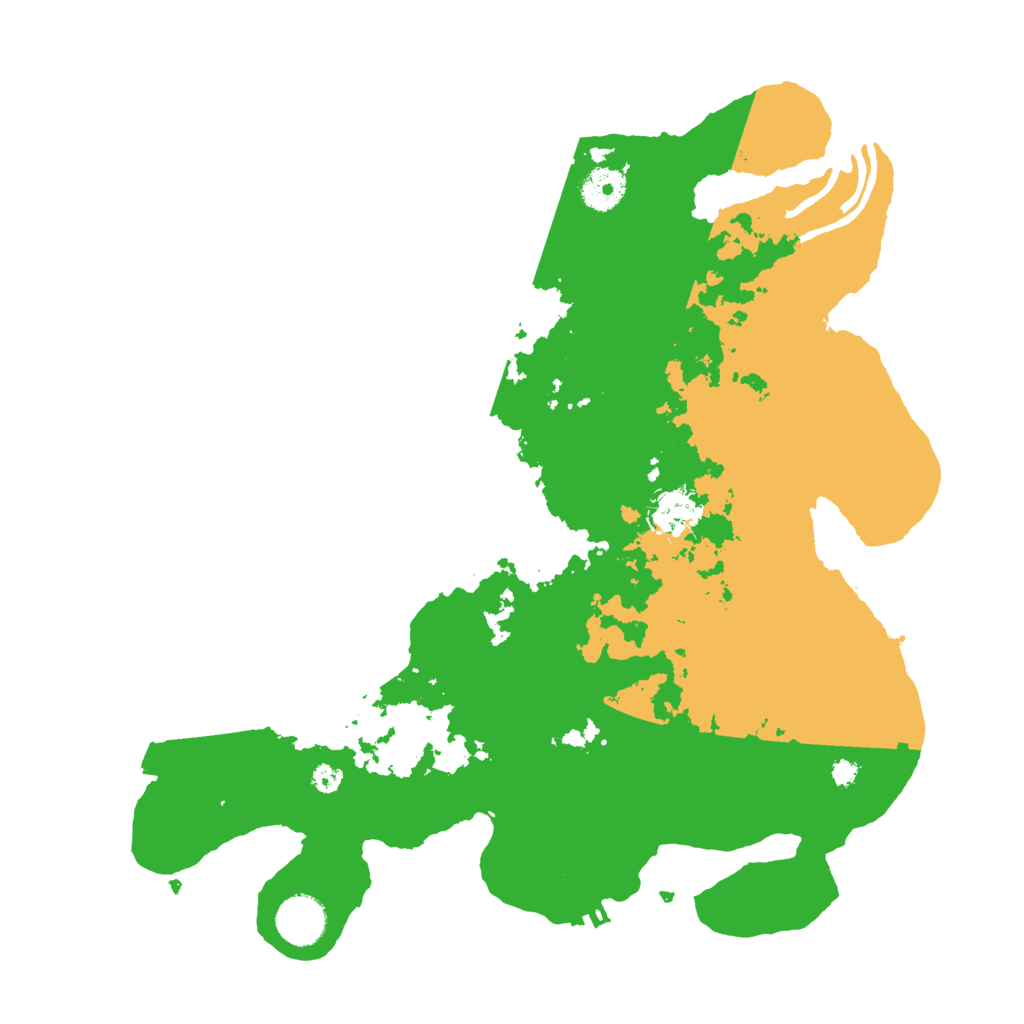 Biome Rust Map: Procedural Map, Size: 3600, Seed: 1983