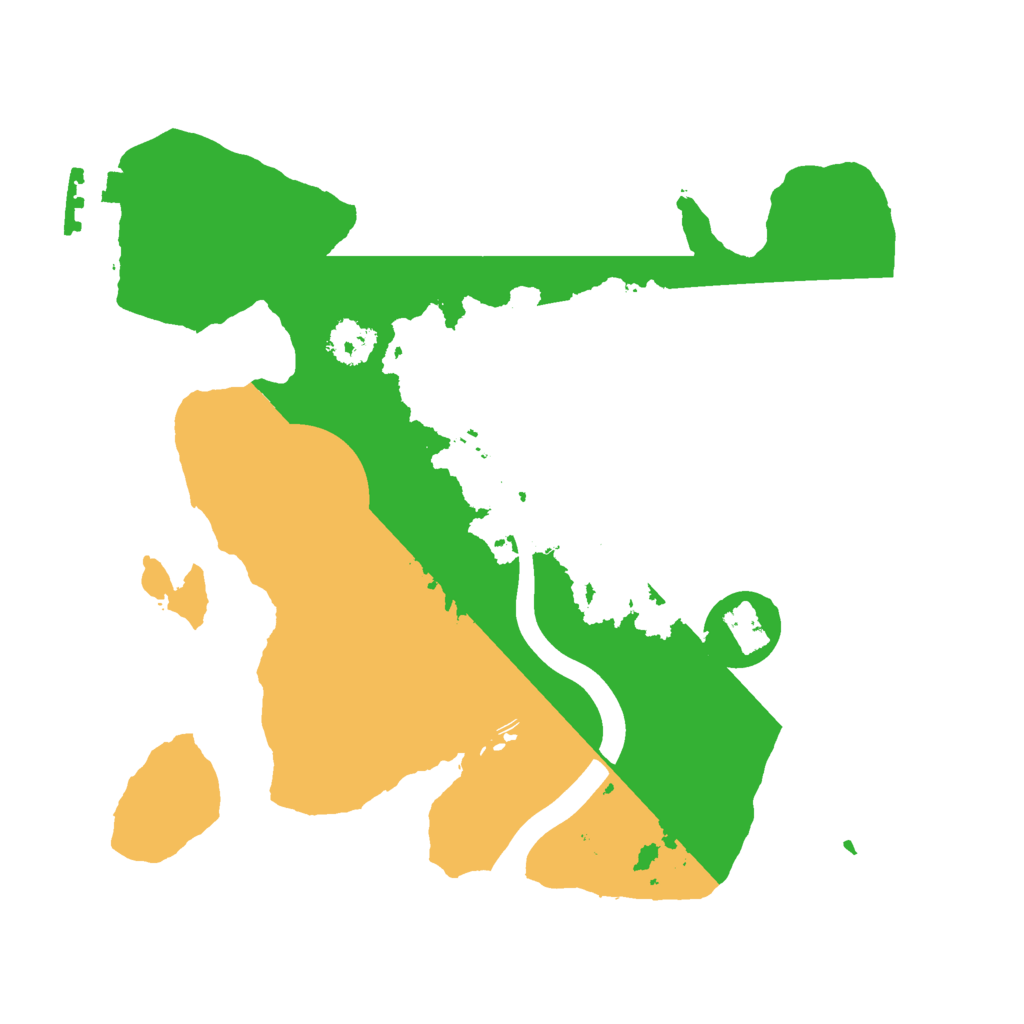 Biome Rust Map: Procedural Map, Size: 2300, Seed: 1838437892