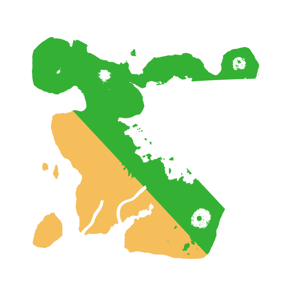 Biome Rust Map: Procedural Map, Size: 2300, Seed: 1838437892