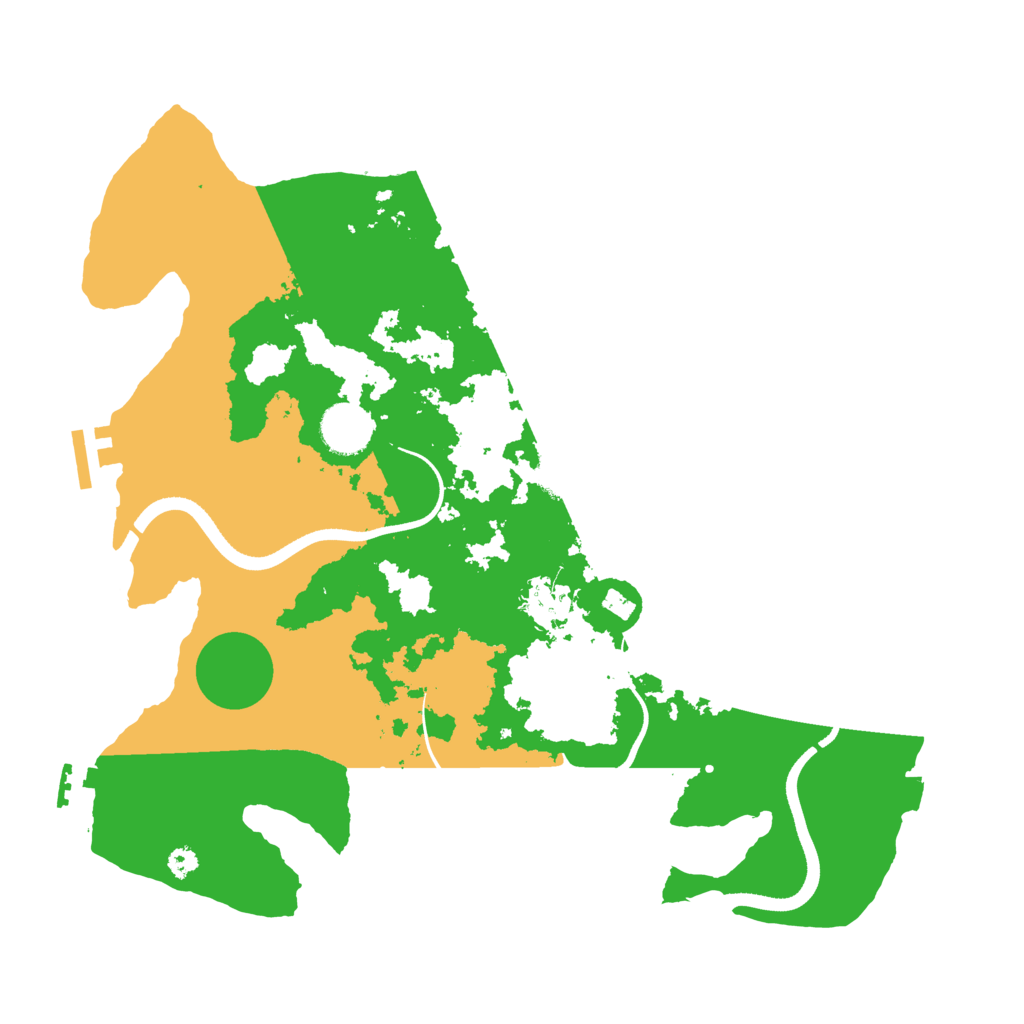 Biome Rust Map: Procedural Map, Size: 3500, Seed: 1603107590