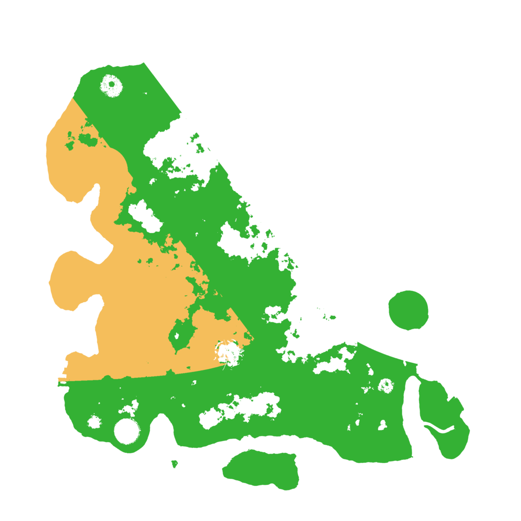 Biome Rust Map: Procedural Map, Size: 3600, Seed: 1038063254