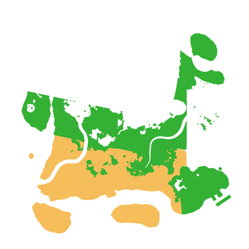 Biome Rust Map: Procedural Map, Size: 3000, Seed: 1393463168