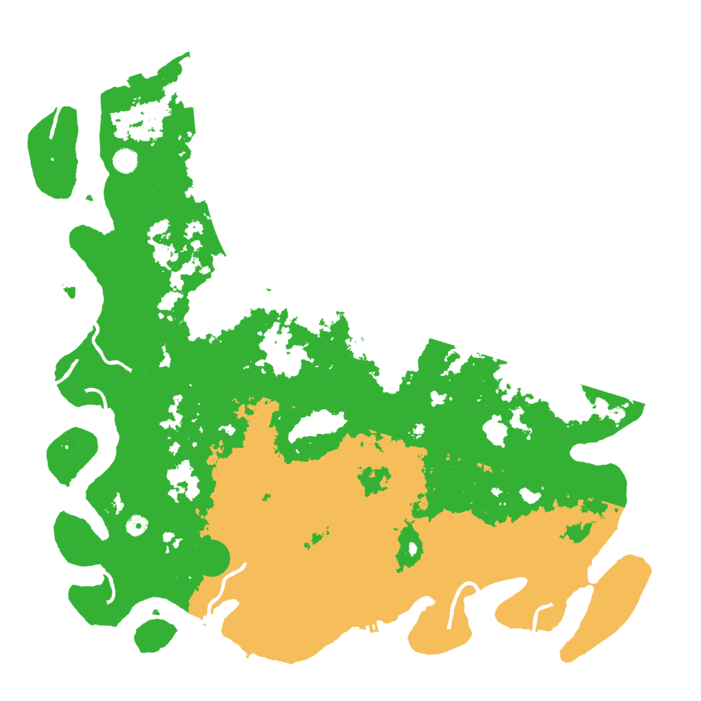 Biome Rust Map: Procedural Map, Size: 5001, Seed: 13825