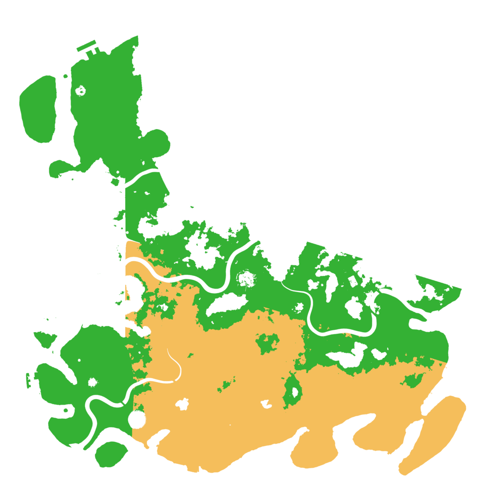 Biome Rust Map: Procedural Map, Size: 5001, Seed: 13825