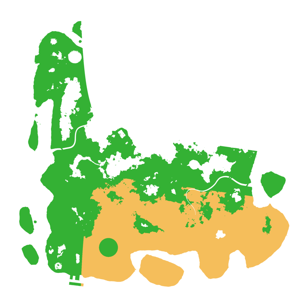 Biome Rust Map: Procedural Map, Size: 4250, Seed: 392711407