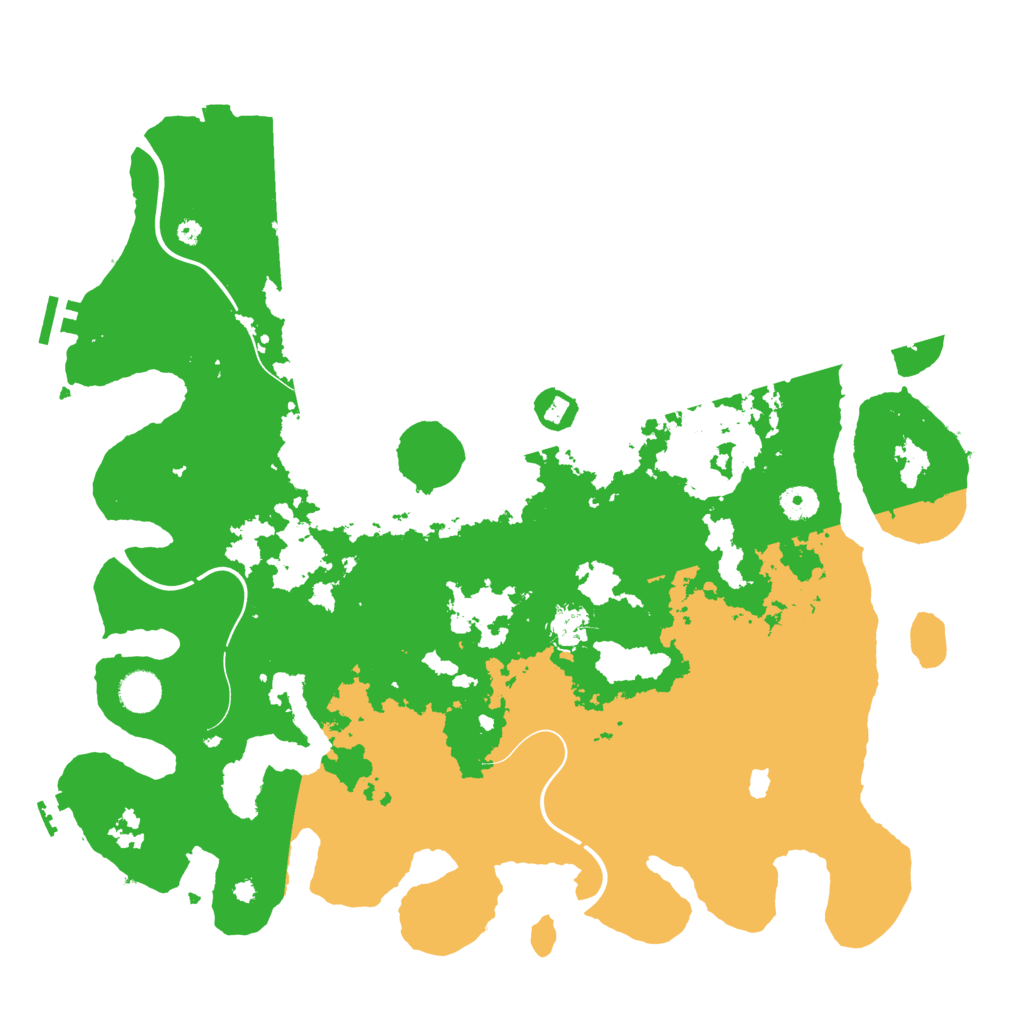 Biome Rust Map: Procedural Map, Size: 4250, Seed: 735799