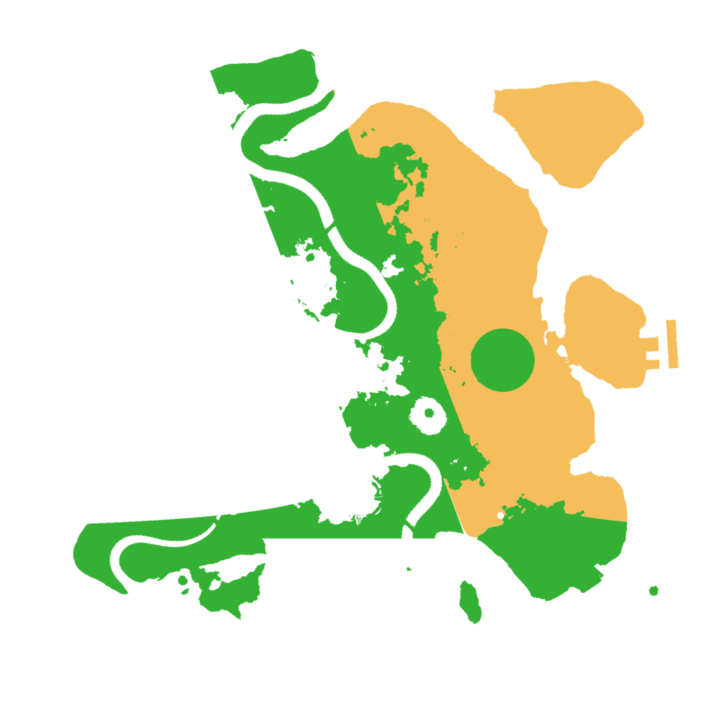Biome Rust Map: Procedural Map, Size: 3000, Seed: 1308393789