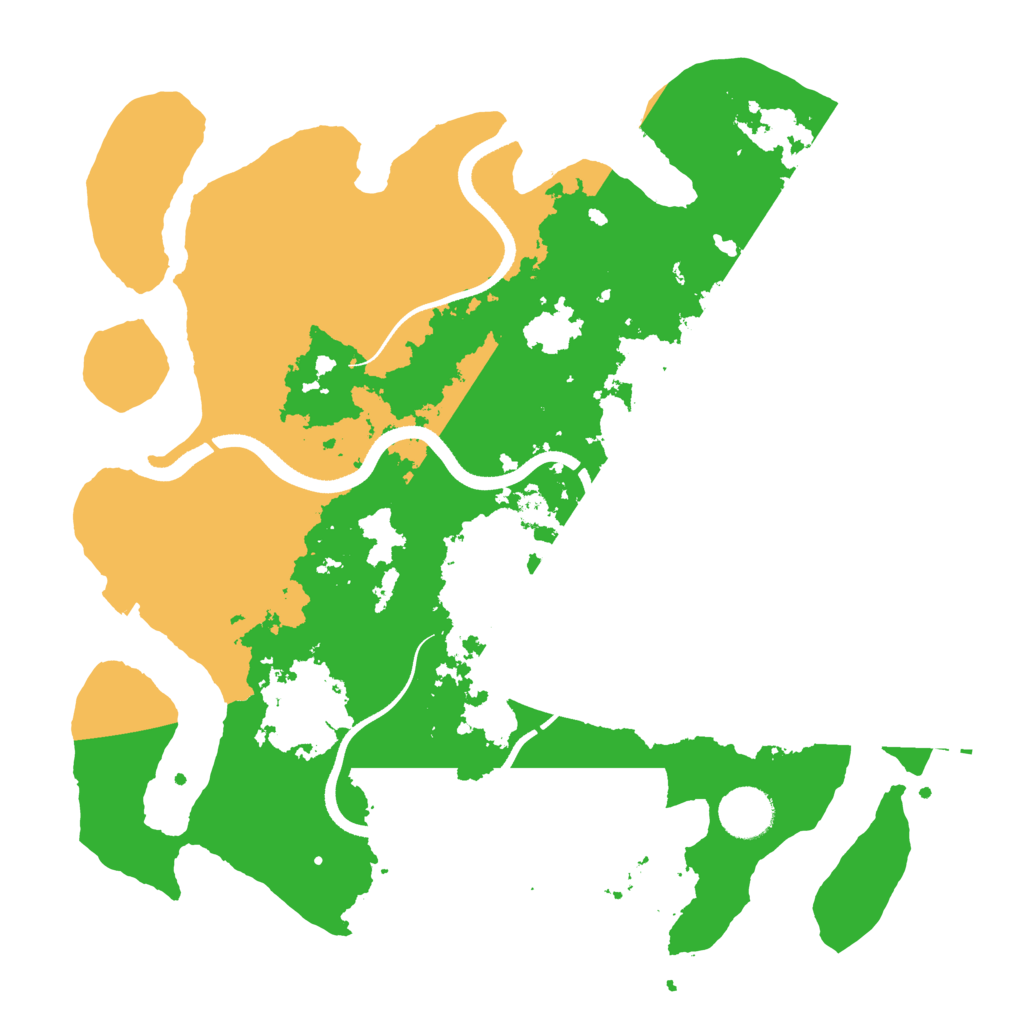 Biome Rust Map: Procedural Map, Size: 3500, Seed: 1087573148