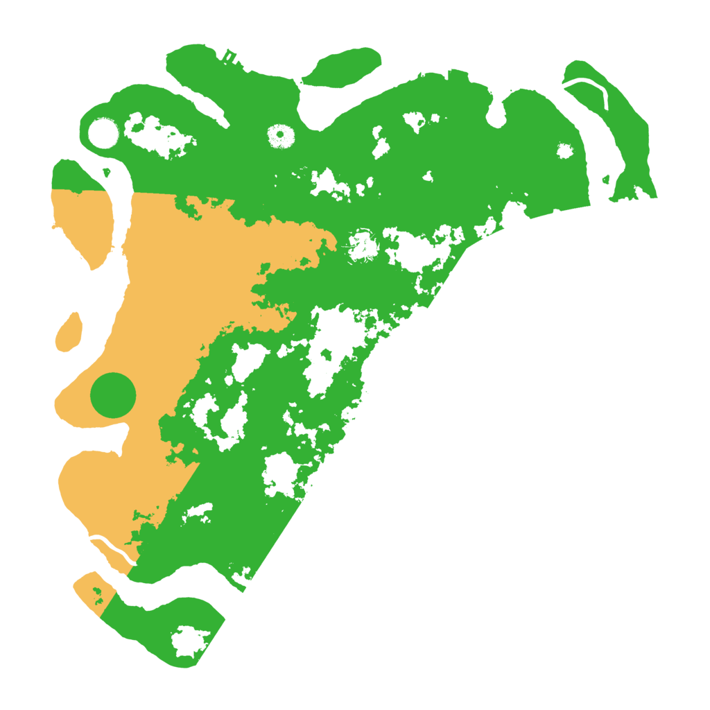 Biome Rust Map: Procedural Map, Size: 4100, Seed: 12742