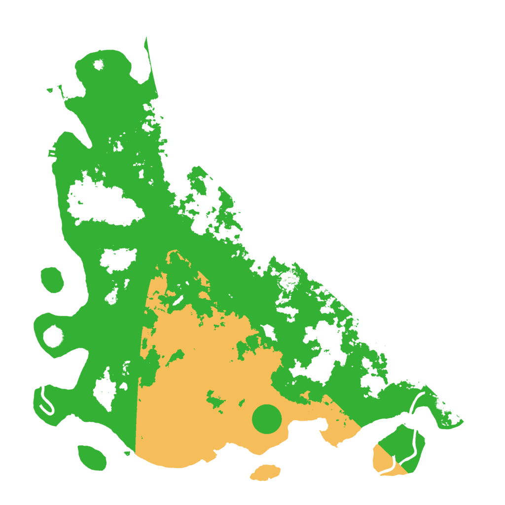 Biome Rust Map: Procedural Map, Size: 4500, Seed: 575703444