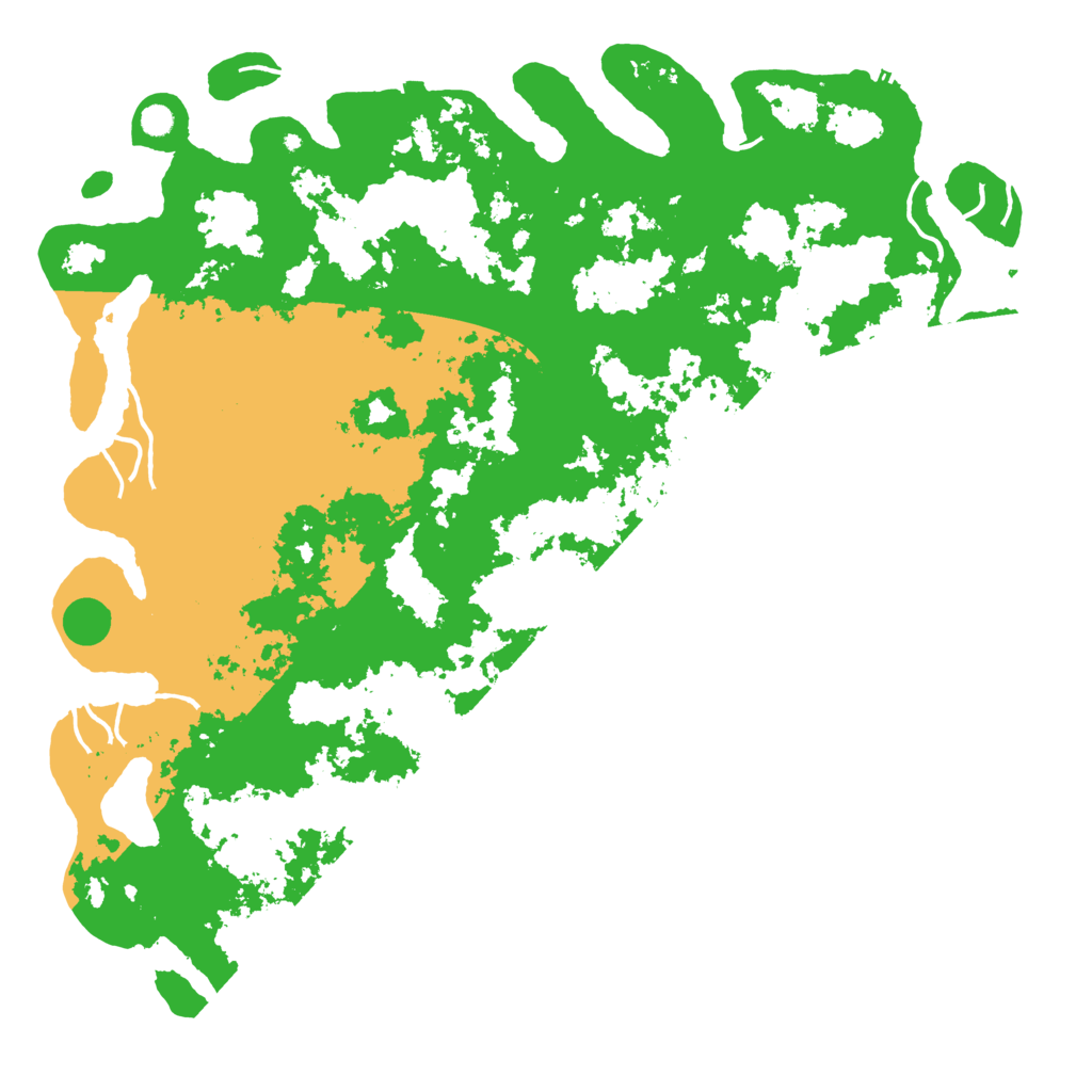 Biome Rust Map: Procedural Map, Size: 6000, Seed: 9090