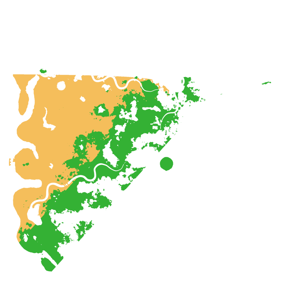 Biome Rust Map: Procedural Map, Size: 6000, Seed: 9090