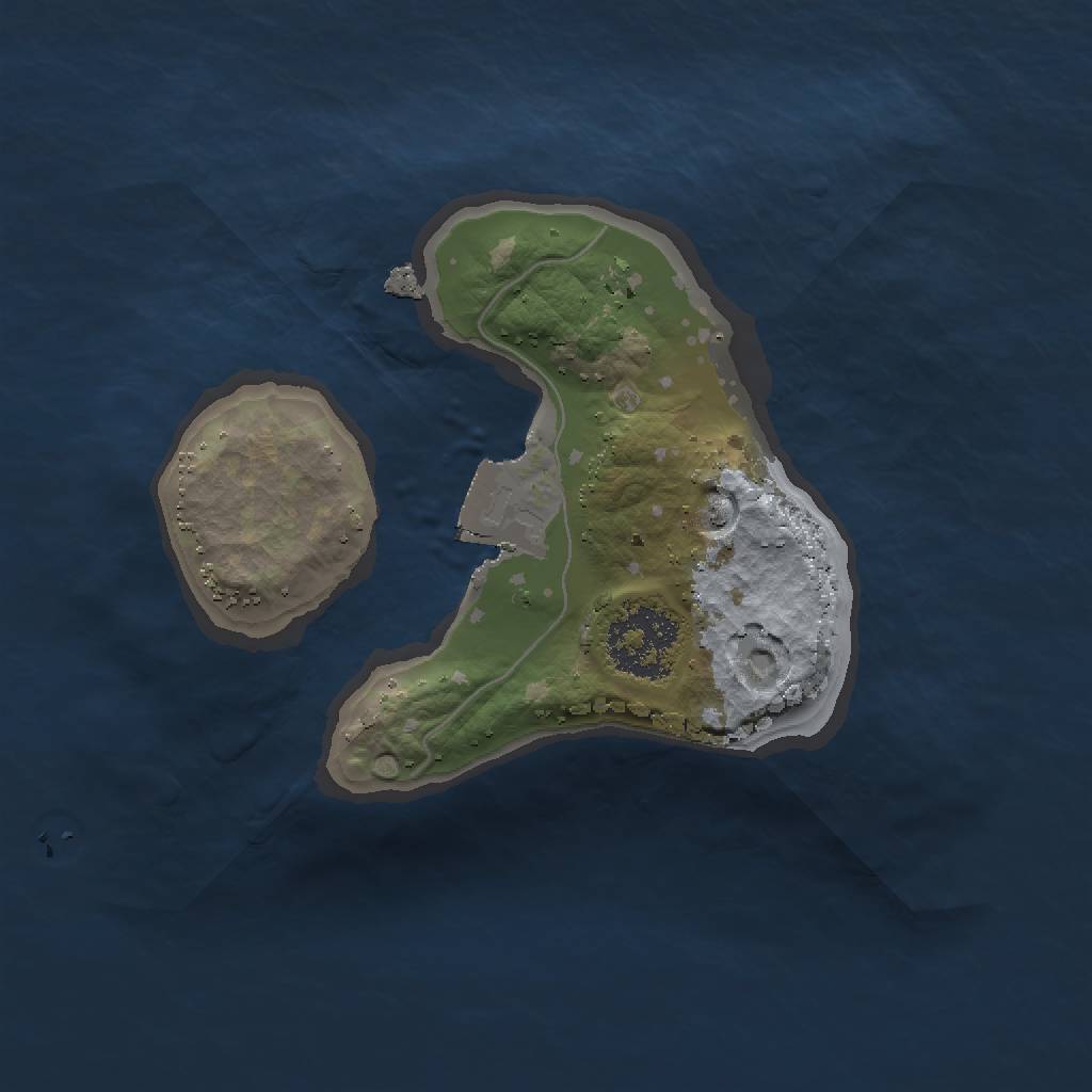 Rust Map: Procedural Map, Size: 1500, Seed: 174146519, 3 Monuments