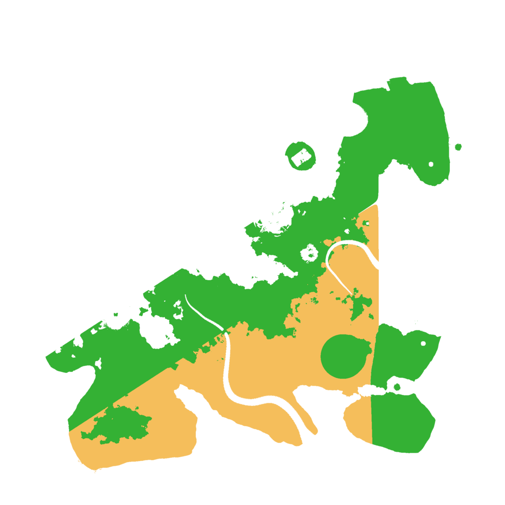 Biome Rust Map: Procedural Map, Size: 3000, Seed: 1544760296