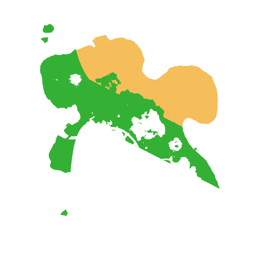 Biome Rust Map: Procedural Map, Size: 2000, Seed: 595572524