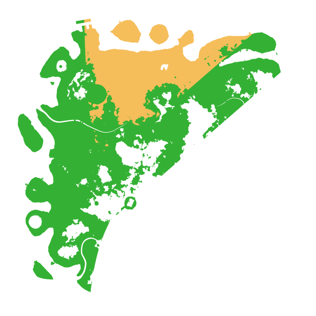 Biome Rust Map: Procedural Map, Size: 4250, Seed: 385377135