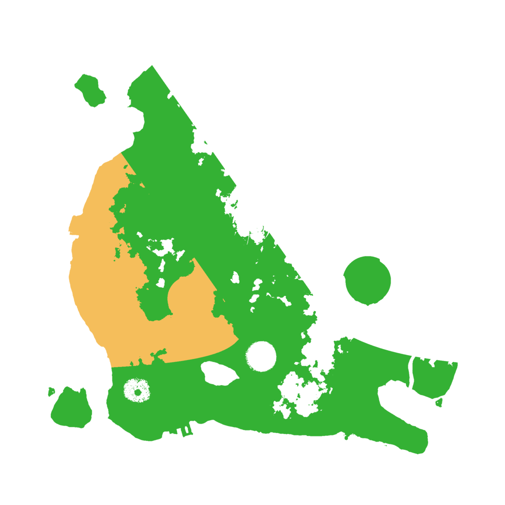 Biome Rust Map: Procedural Map, Size: 3000, Seed: 19114
