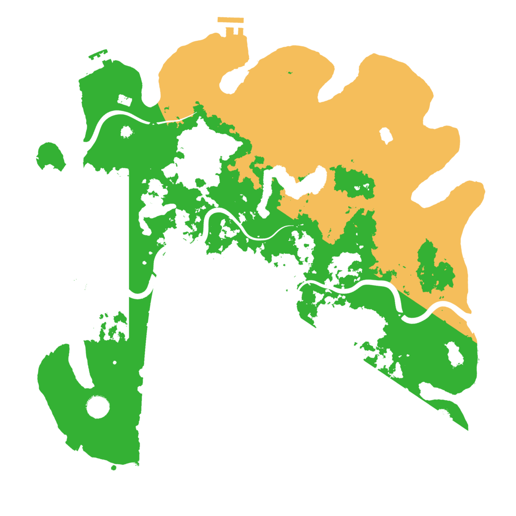 Biome Rust Map: Procedural Map, Size: 4000, Seed: 91213