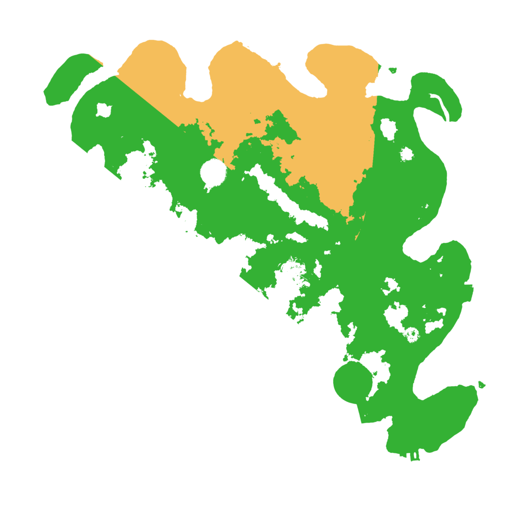 Biome Rust Map: Procedural Map, Size: 3500, Seed: 43074416