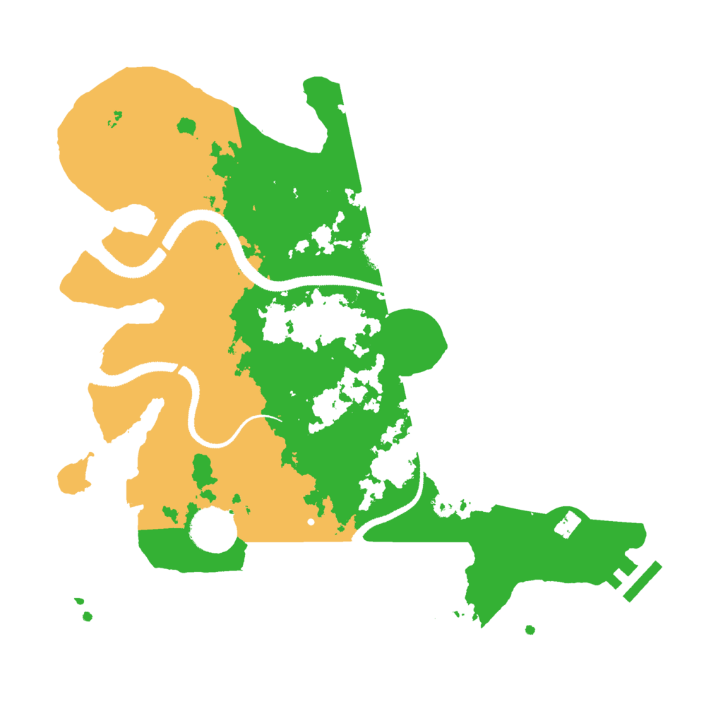 Biome Rust Map: Procedural Map, Size: 3000, Seed: 18918