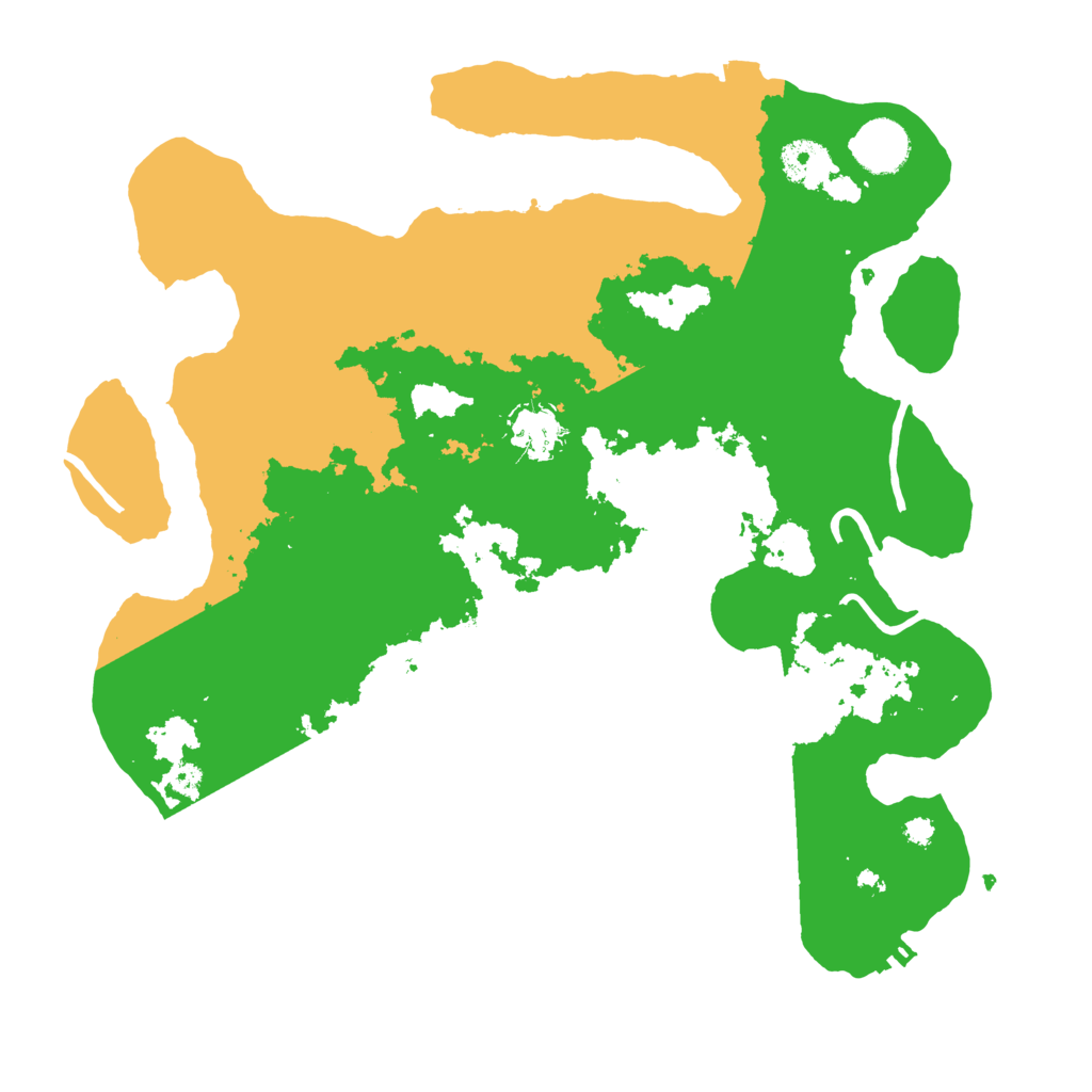 Biome Rust Map: Procedural Map, Size: 3500, Seed: 1794302129