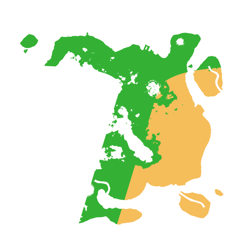 Biome Rust Map: Procedural Map, Size: 3000, Seed: 46958007