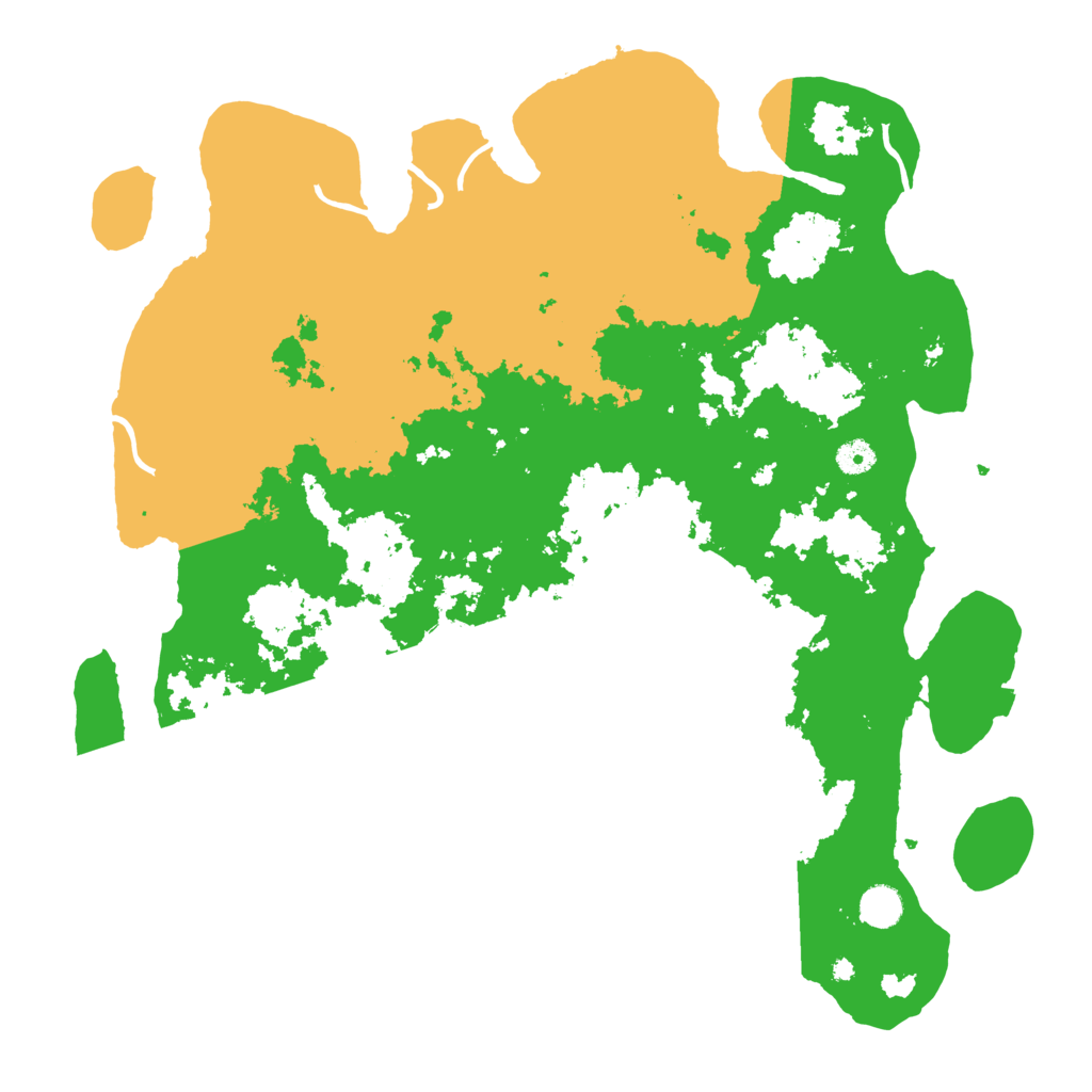Biome Rust Map: Procedural Map, Size: 4500, Seed: 45126671