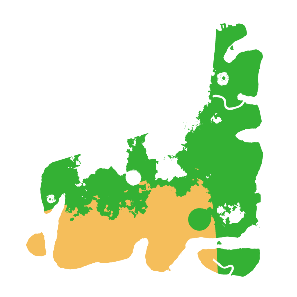 Biome Rust Map: Procedural Map, Size: 3500, Seed: 1890666398