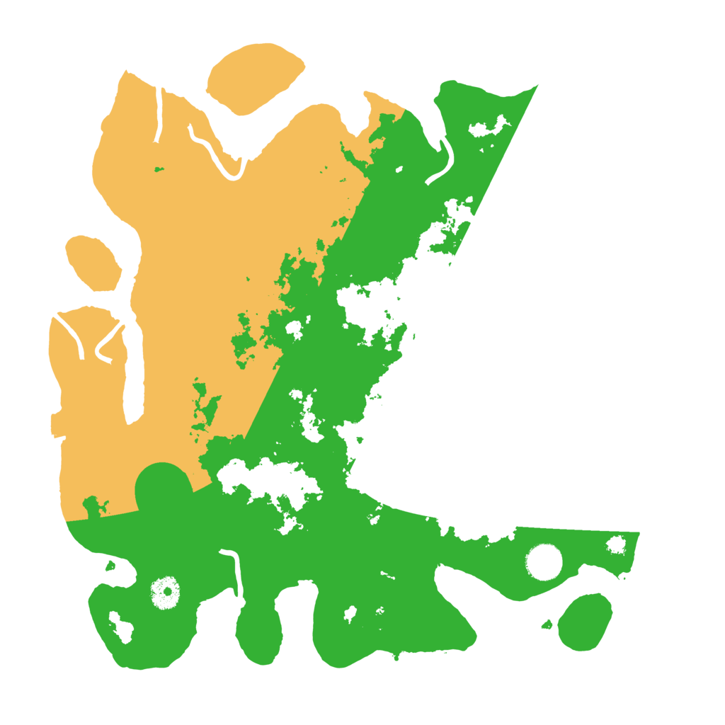 Biome Rust Map: Procedural Map, Size: 3500, Seed: 574350447