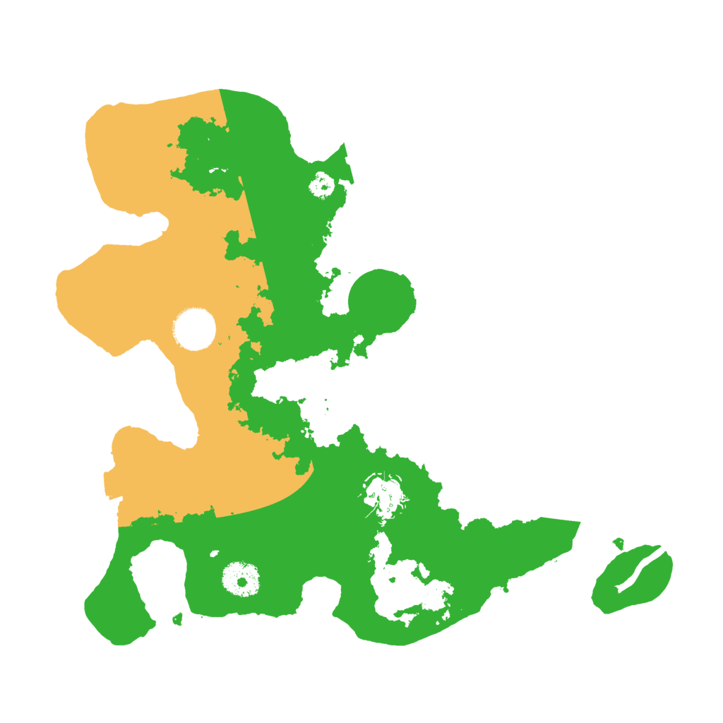 Biome Rust Map: Procedural Map, Size: 3000, Seed: 679881724