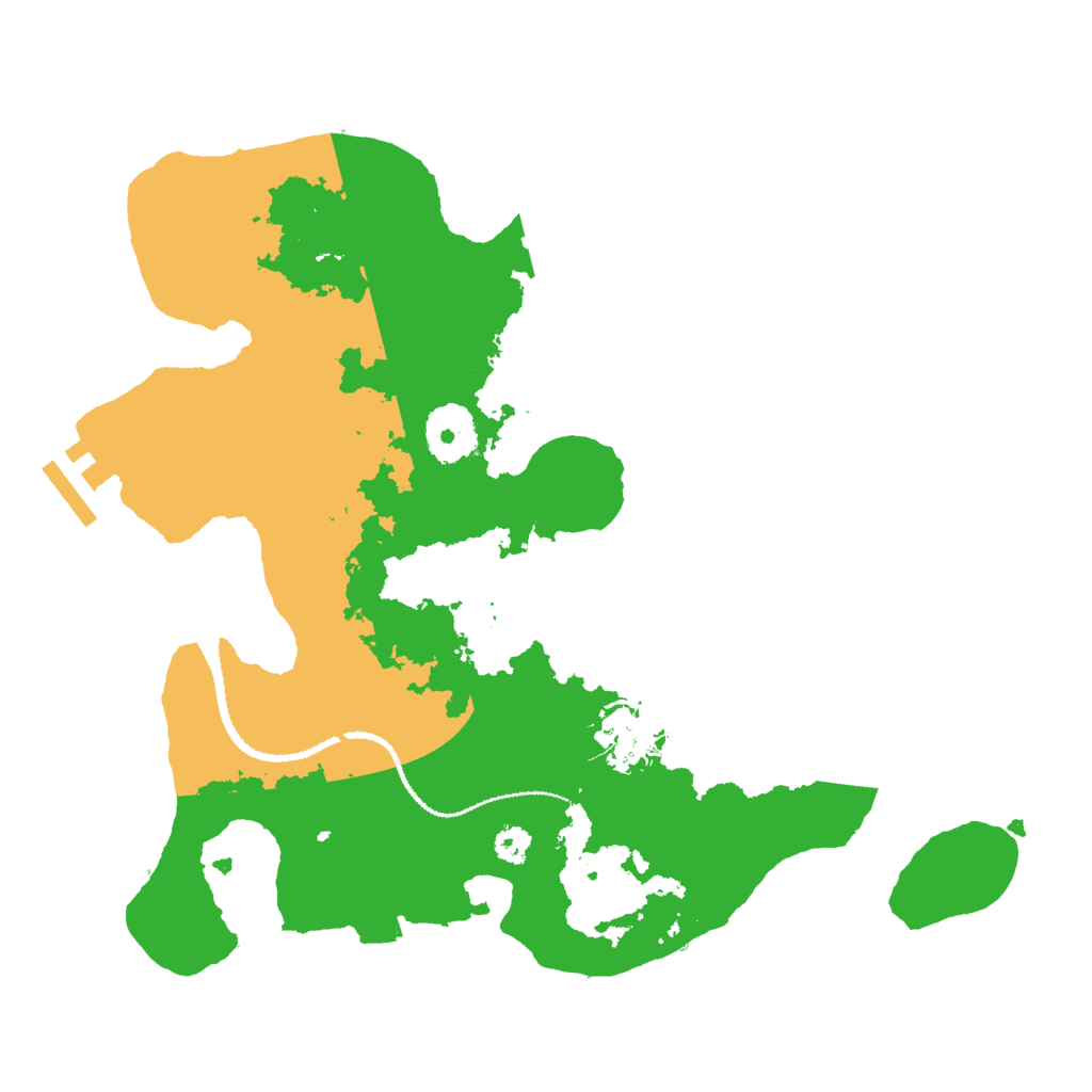 Biome Rust Map: Procedural Map, Size: 3000, Seed: 679881724