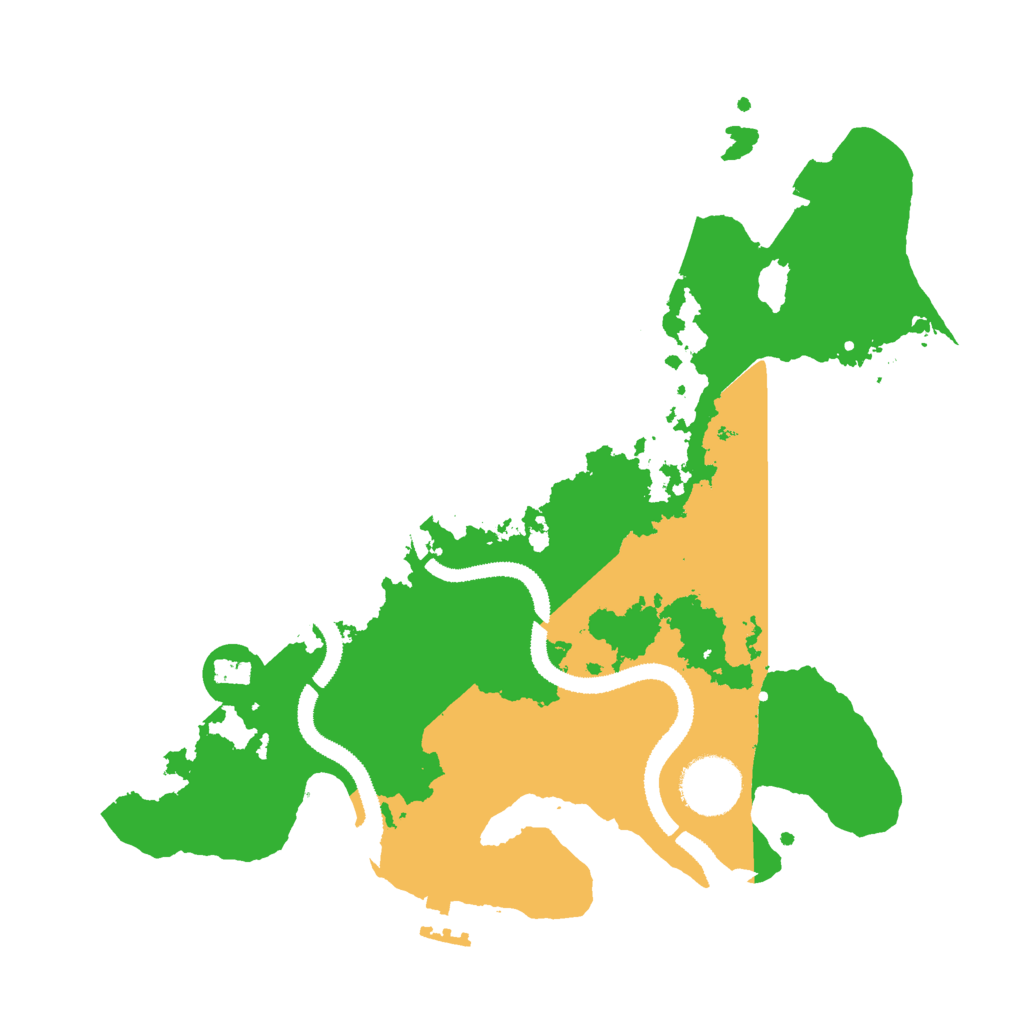 Biome Rust Map: Procedural Map, Size: 3000, Seed: 581448199