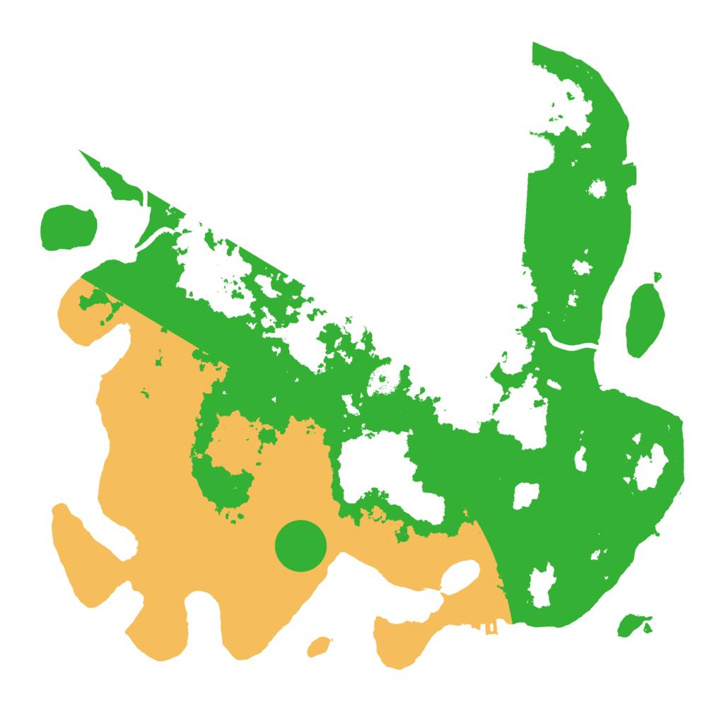 Biome Rust Map: Procedural Map, Size: 3700, Seed: 39244928