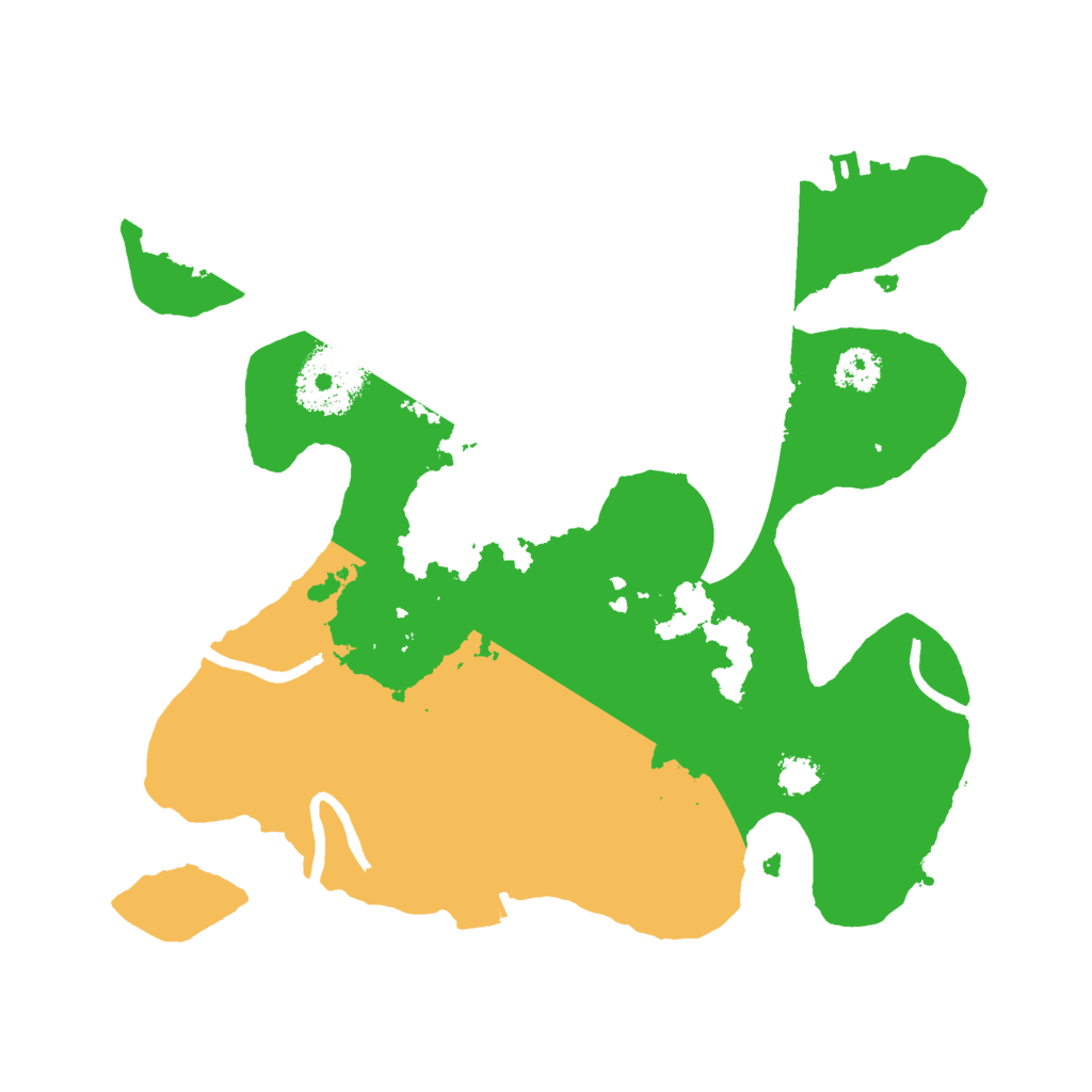 Biome Rust Map: Procedural Map, Size: 2500, Seed: 2657