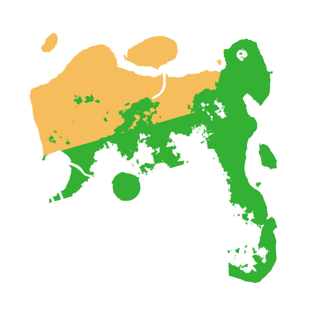 Biome Rust Map: Procedural Map, Size: 3000, Seed: 14964