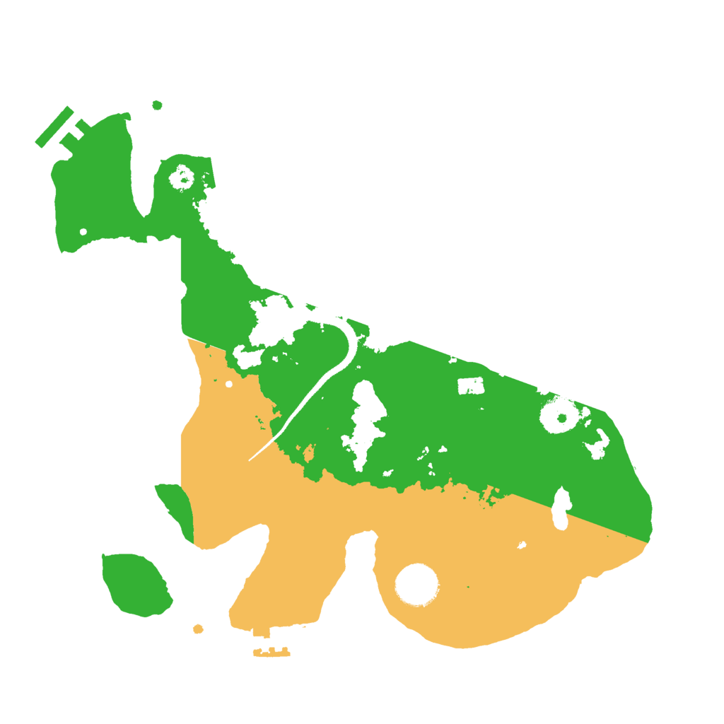 Biome Rust Map: Procedural Map, Size: 3000, Seed: 65323