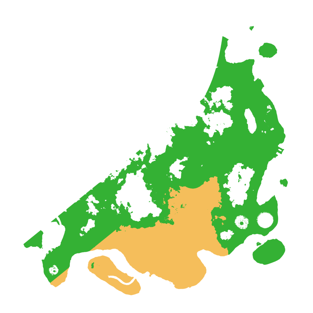 Biome Rust Map: Procedural Map, Size: 3500, Seed: 376641576