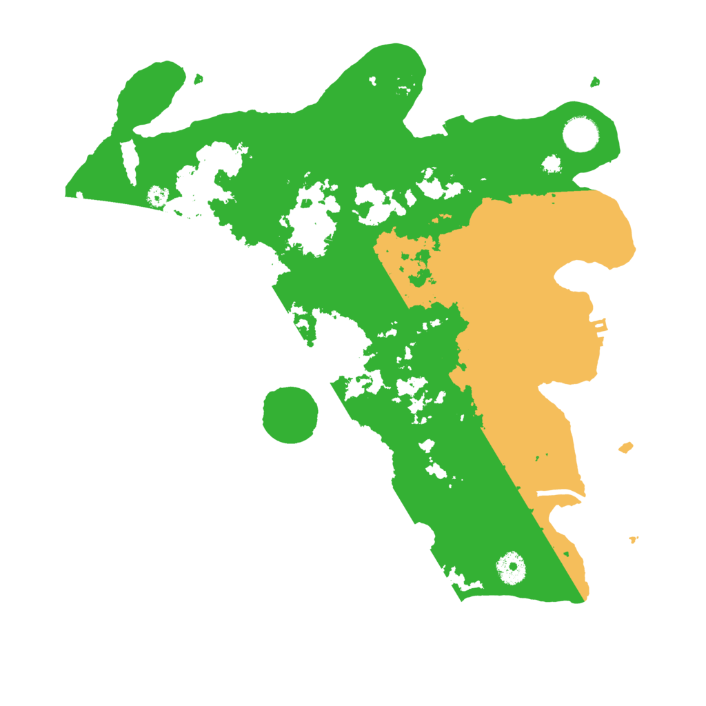 Biome Rust Map: Procedural Map, Size: 3500, Seed: 323370