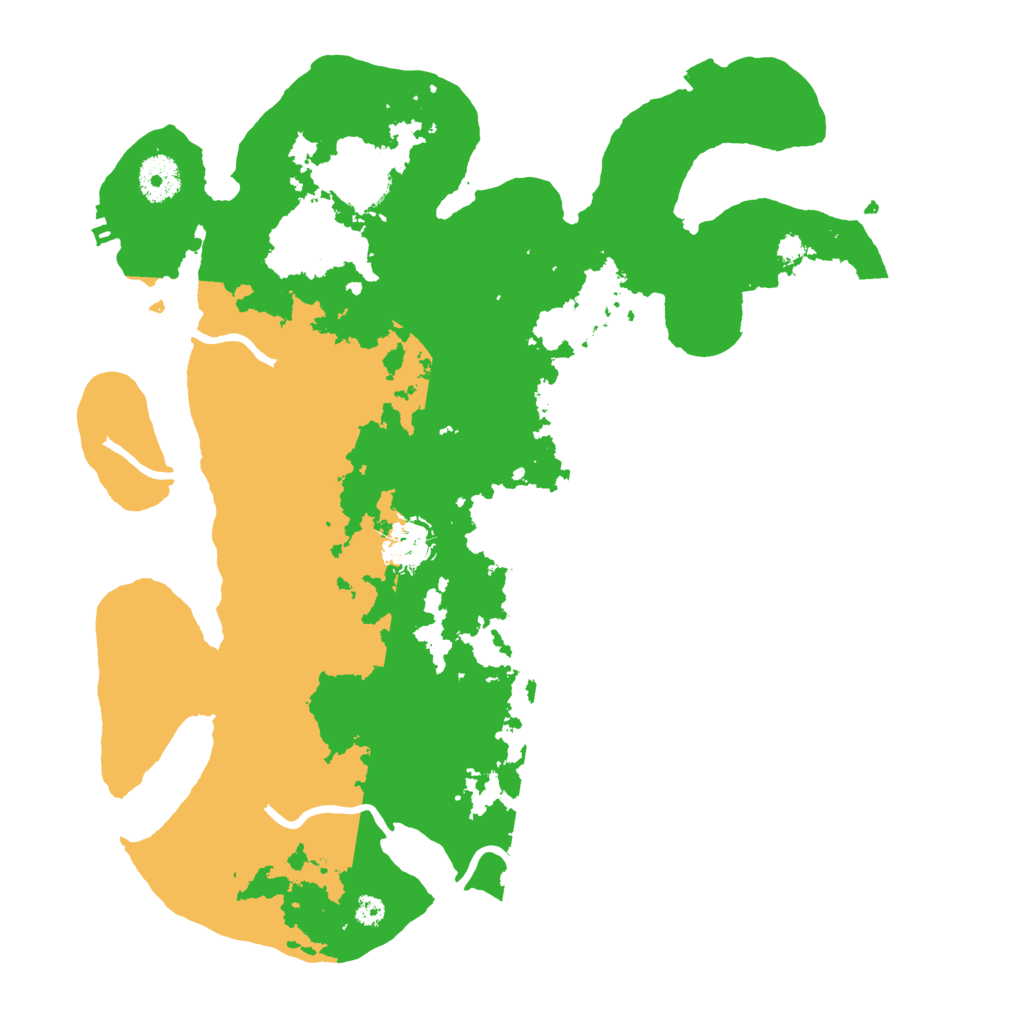 Biome Rust Map: Procedural Map, Size: 3500, Seed: 34219527