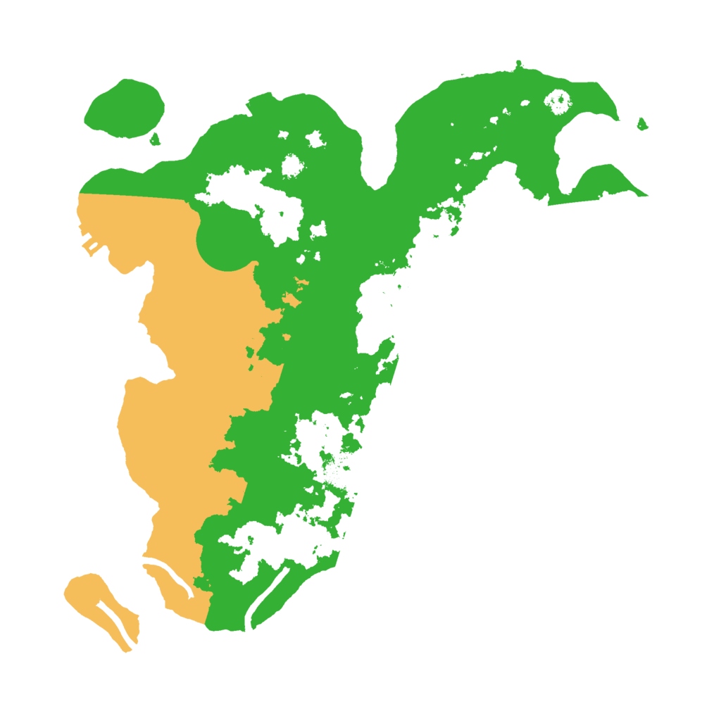 Biome Rust Map: Procedural Map, Size: 3000, Seed: 216649294