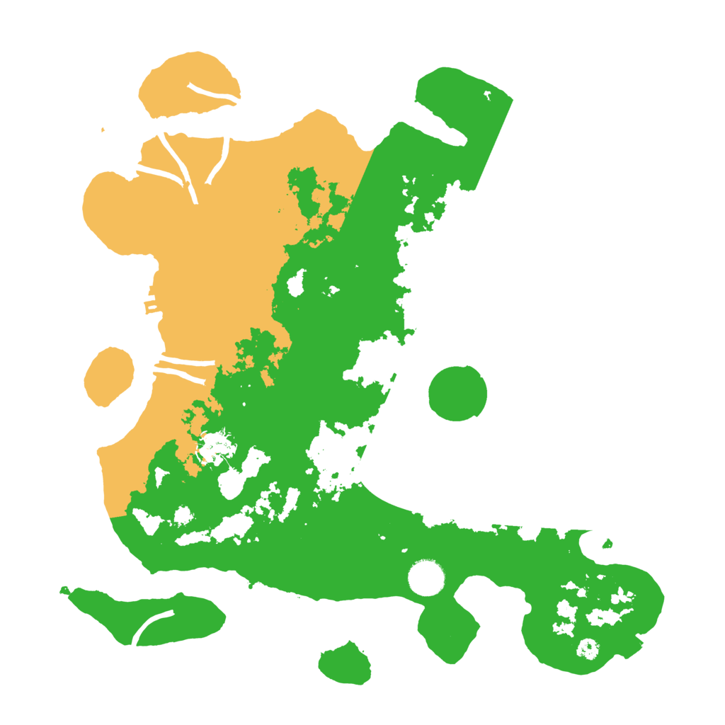 Biome Rust Map: Procedural Map, Size: 3500, Seed: 1018420624