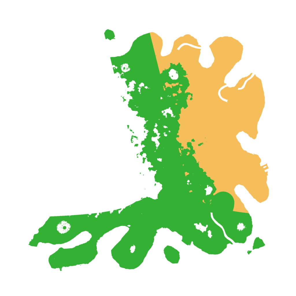 Biome Rust Map: Procedural Map, Size: 3500, Seed: 715256196