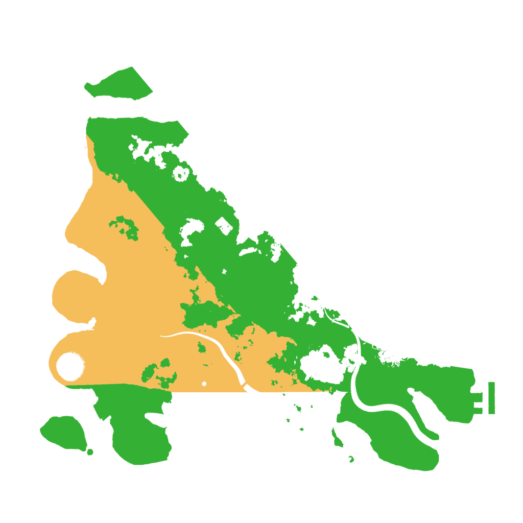 Biome Rust Map: Procedural Map, Size: 3300, Seed: 1841324646