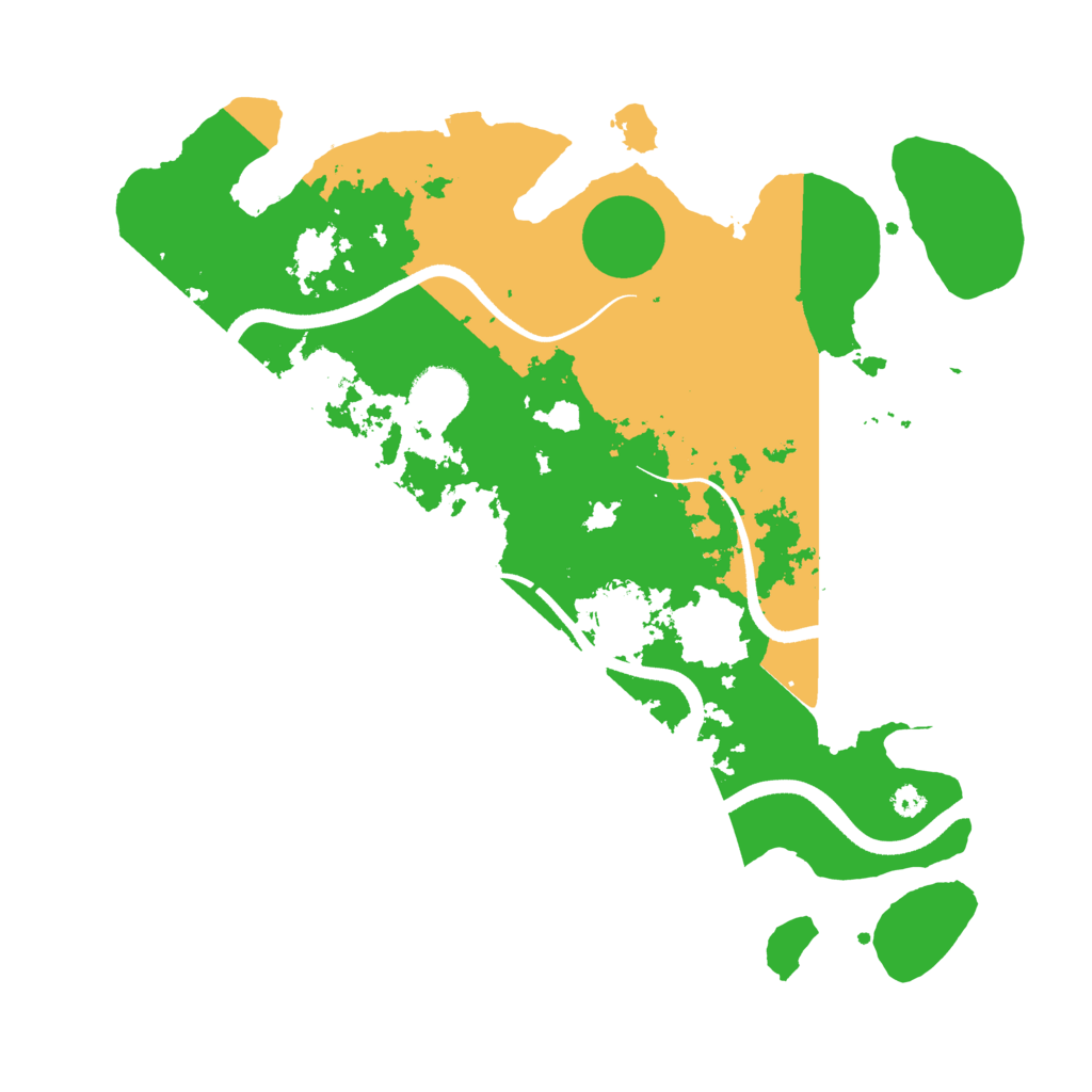 Biome Rust Map: Procedural Map, Size: 3500, Seed: 1178949381