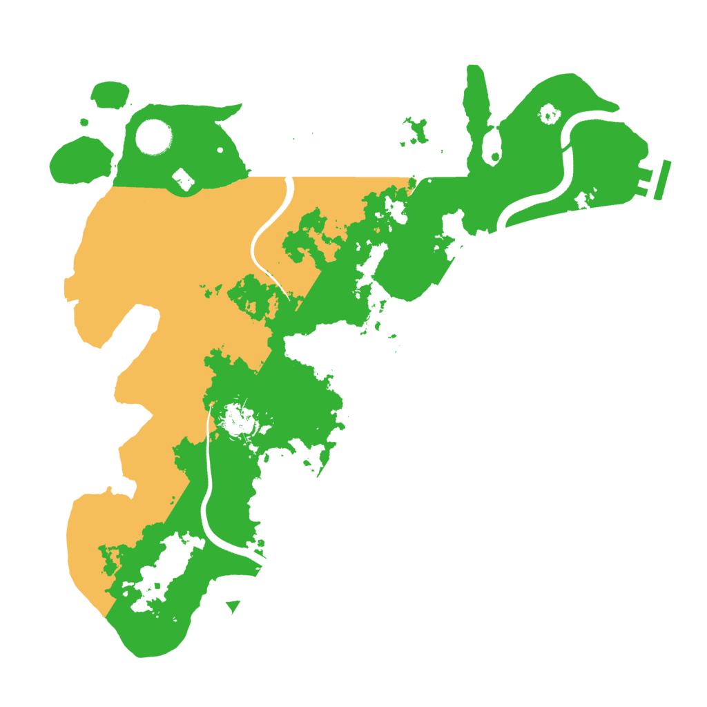 Biome Rust Map: Procedural Map, Size: 3500, Seed: 228565686