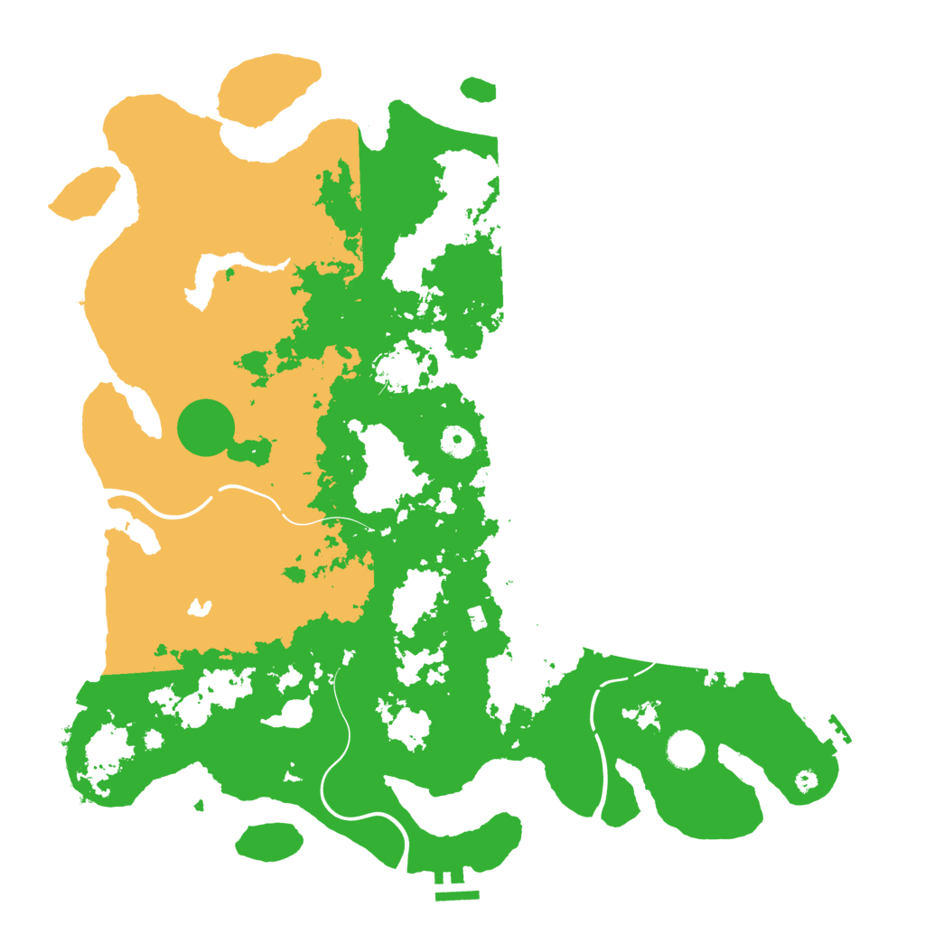 Biome Rust Map: Procedural Map, Size: 4250, Seed: 843336437