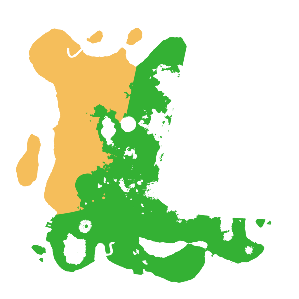 Biome Rust Map: Procedural Map, Size: 3500, Seed: 1675416509