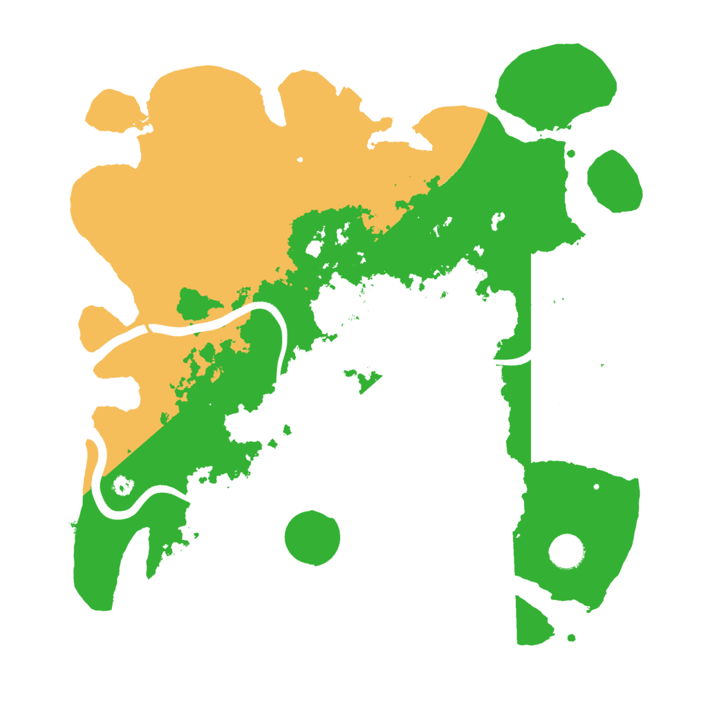 Biome Rust Map: Procedural Map, Size: 3600, Seed: 526354